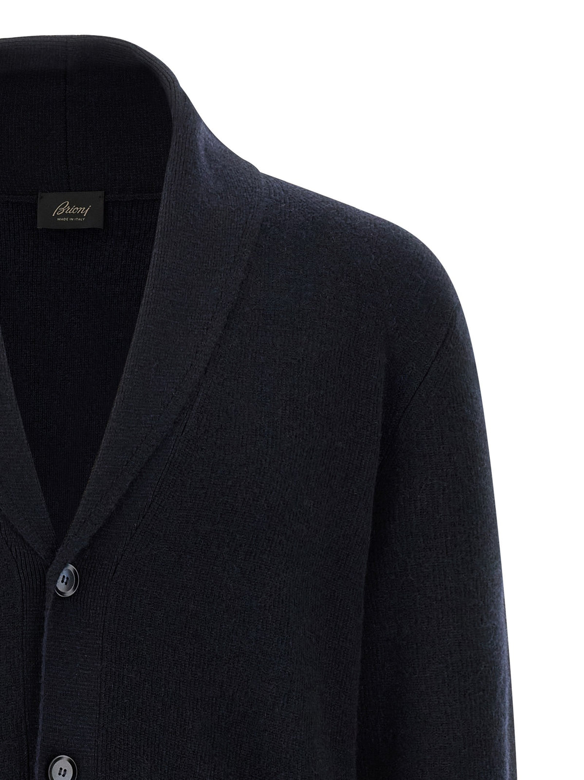 Brioni Cashmere Cardigan Blue
