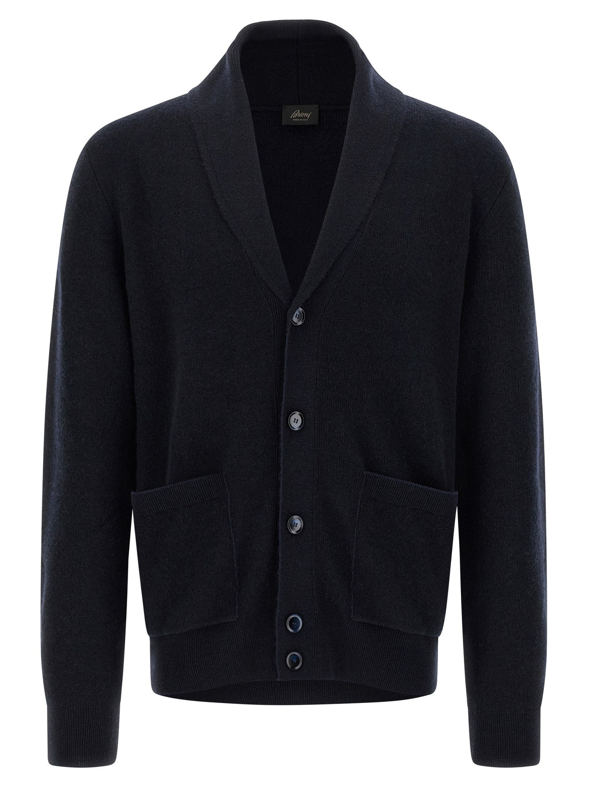 Brioni Cashmere Cardigan Blue