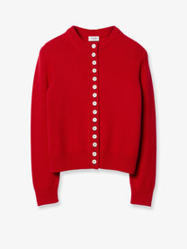Celine Women's Cashmere Cardigan Red