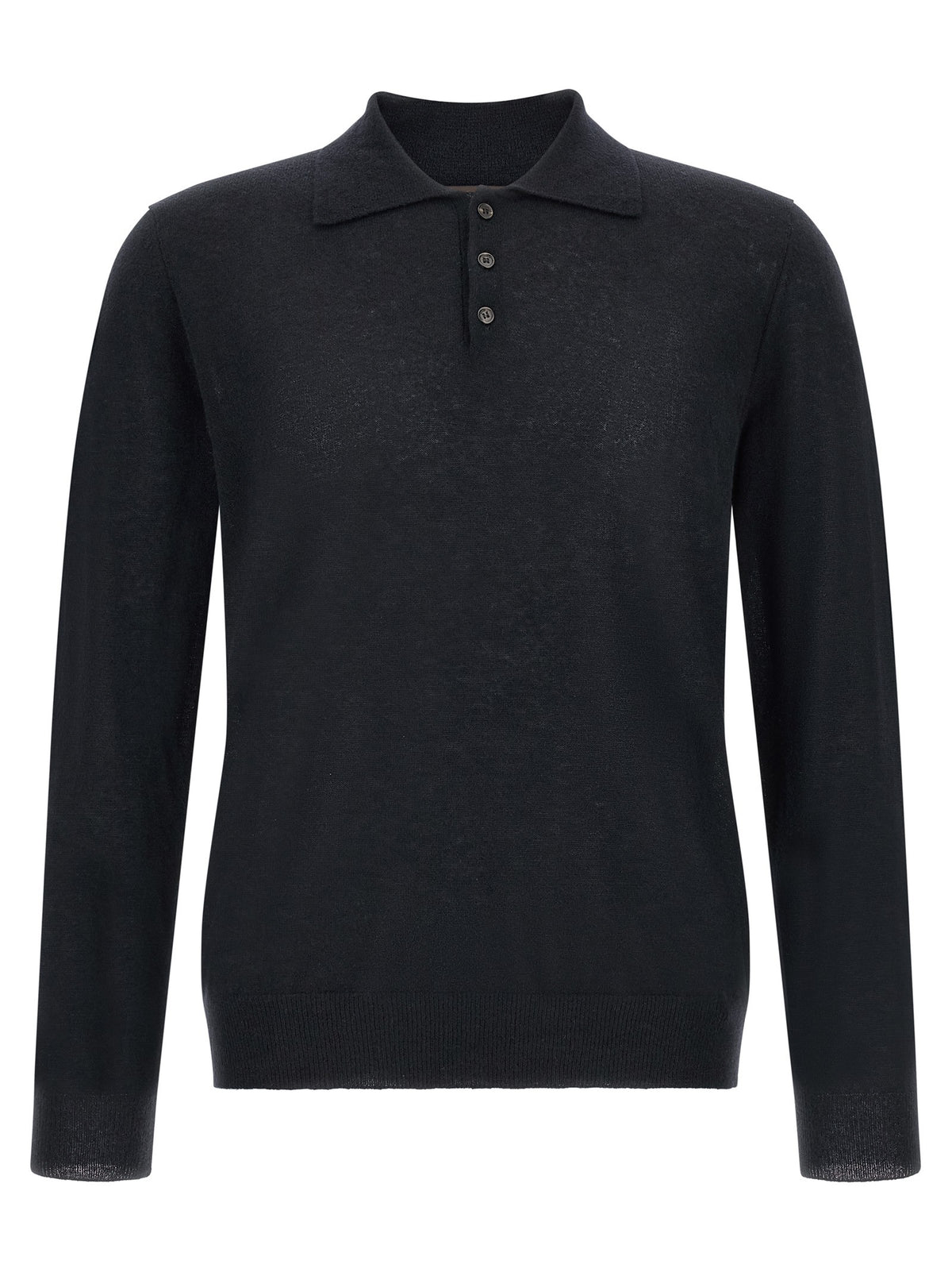 Zanone Cashmere Polo Shirt Blue