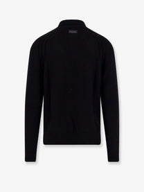 Dior Men's Cashmere Polo Shirt Black