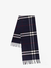 Burberry Unisex Cashmere Scarf Blue