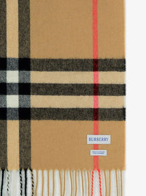 Burberry Unisex Cashmere Scarf Beige