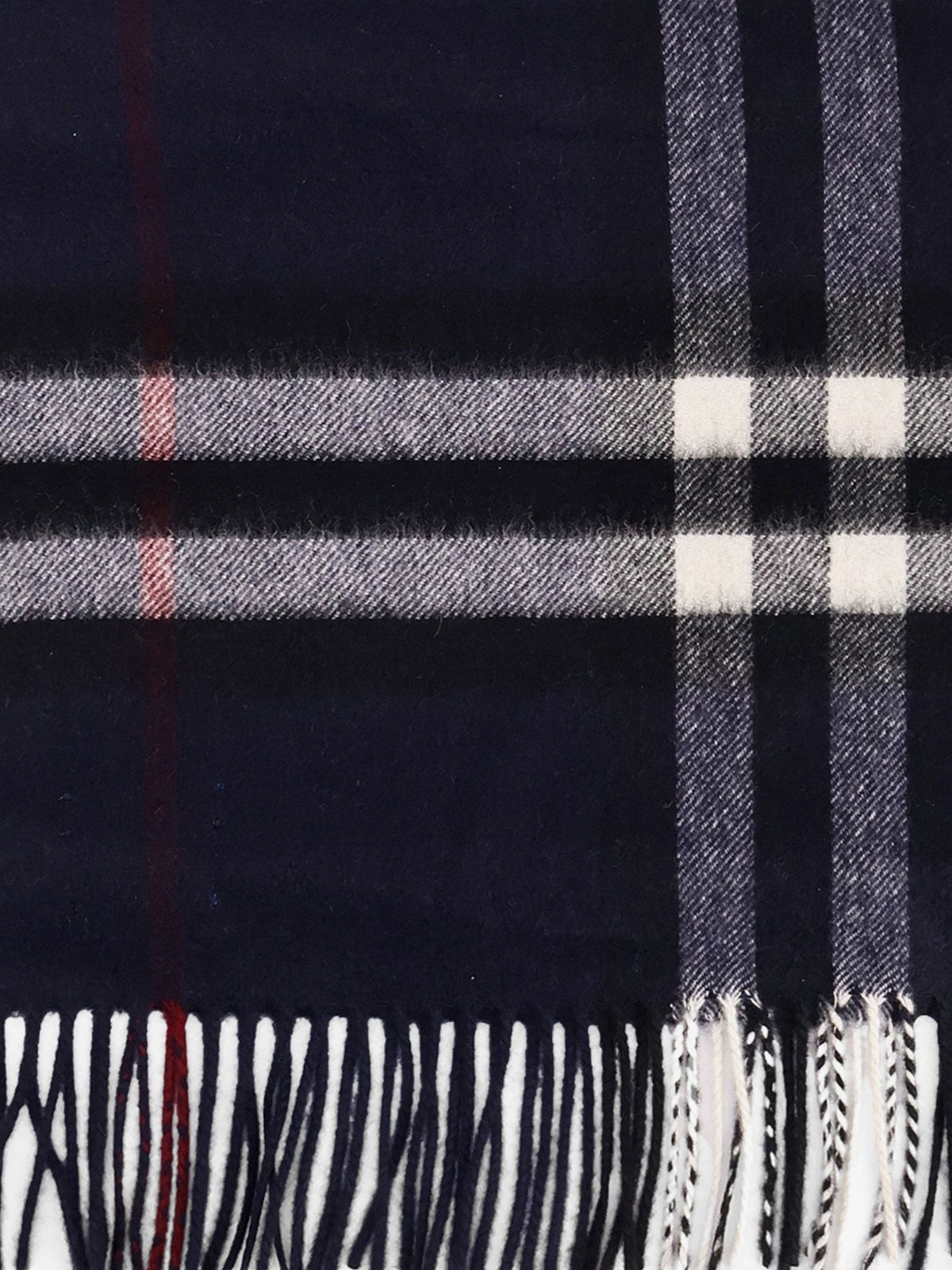 Burberry Unisex Cashmere Scarf Blue