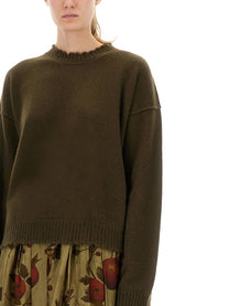 Uma Wang Women's Cashmere Sweater Green