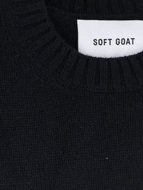 Soft Goat Men's Cashmere Sweater Black