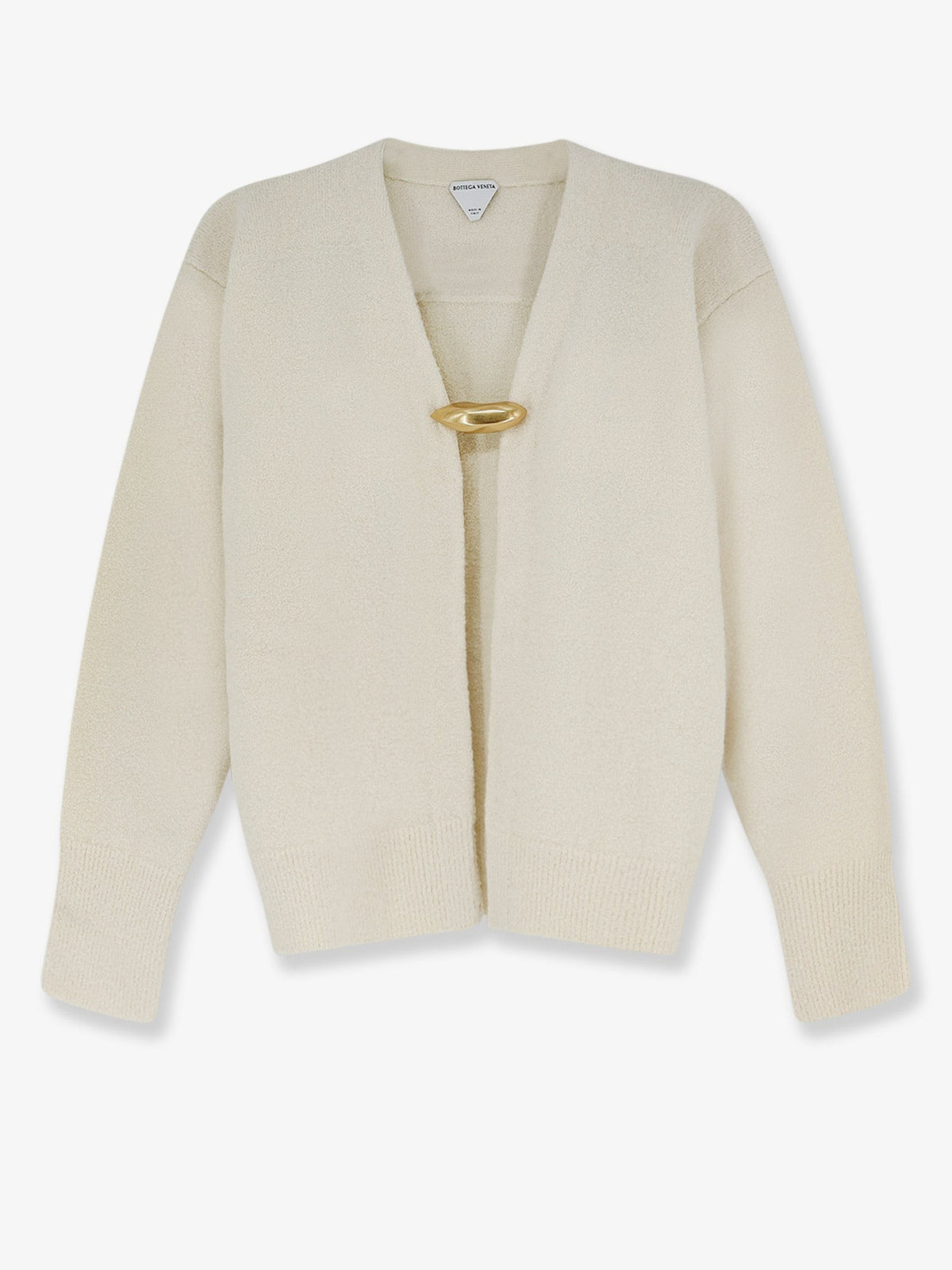 Bottega Veneta Women's Wool and Silk Cardigan Parchment