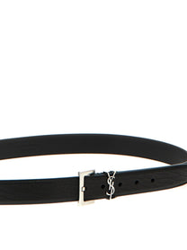 Saint Laurent Cassandre Belt Black