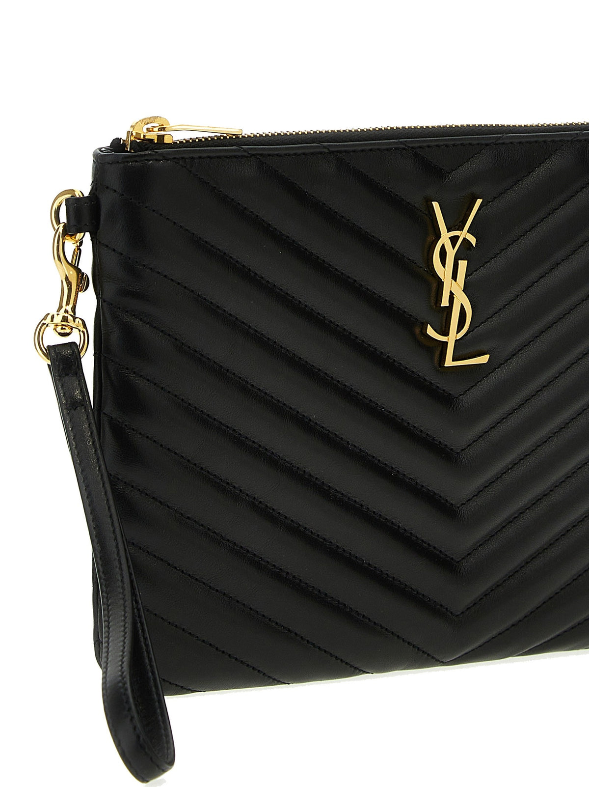 Saint Laurent Cassandre Clutch Black