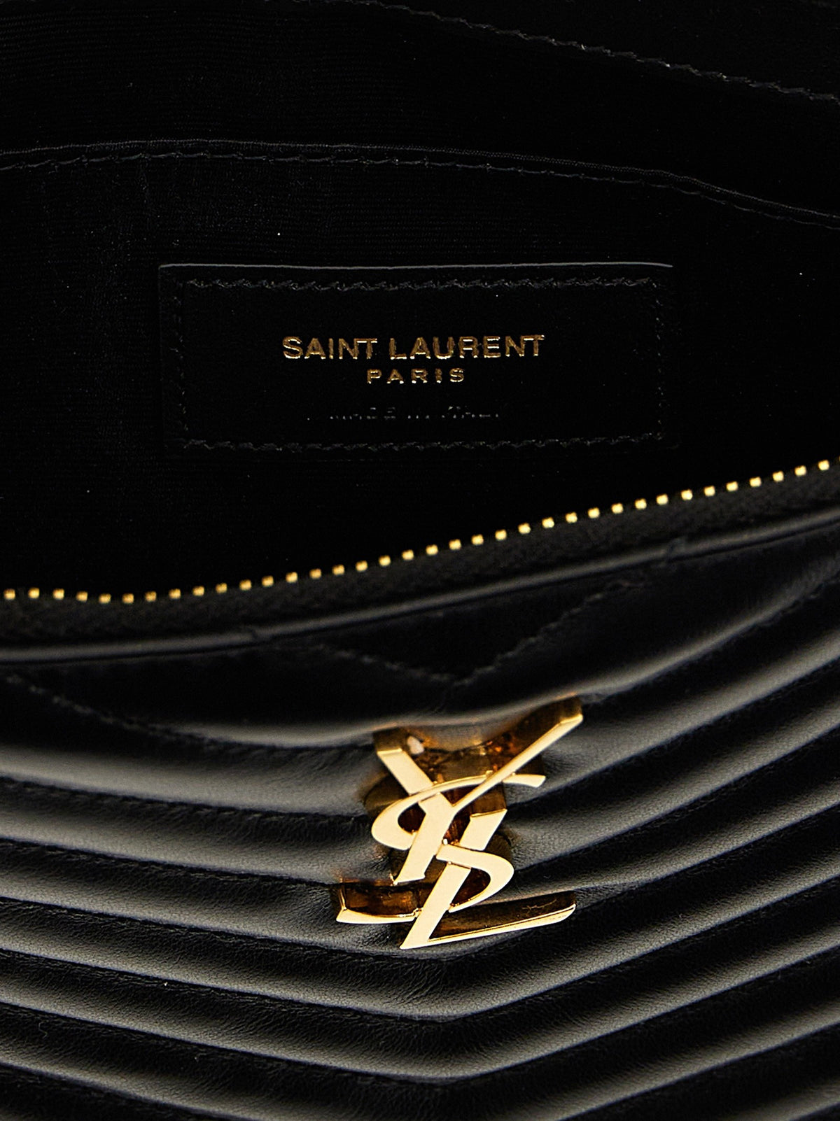 Saint Laurent Cassandre Clutch Black