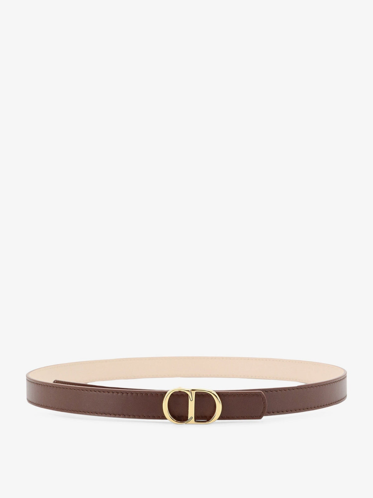 Dior Women's CD Icon Leather Belt Black