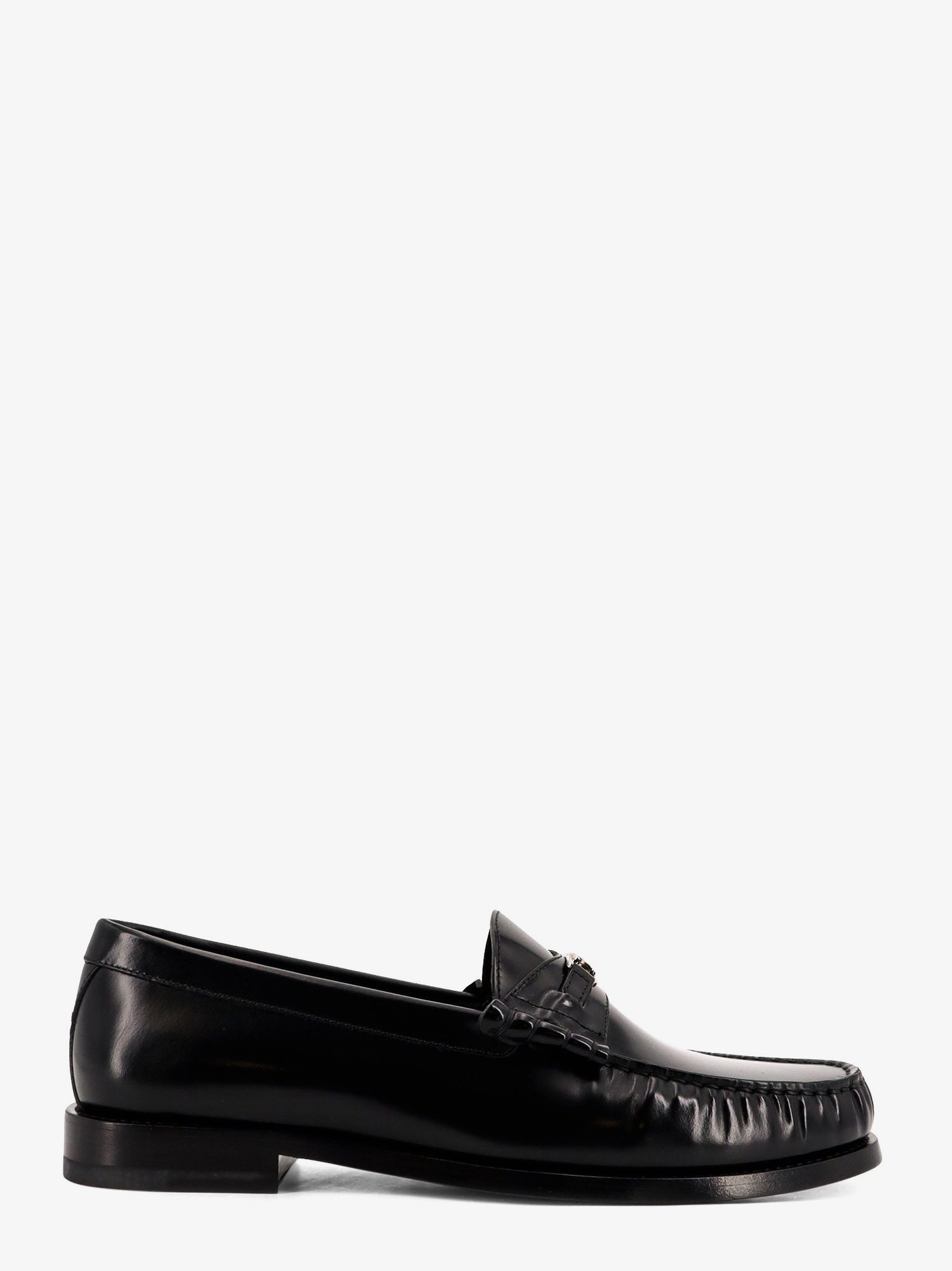 Celine Men's Celine Luco Leather Loafers Black