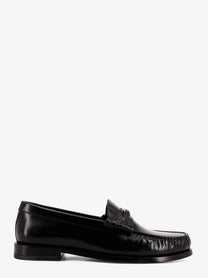 Celine Men's Celine Luco Leather Loafers Black