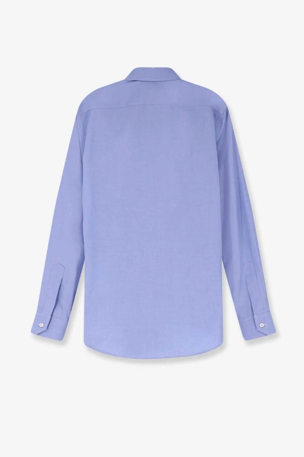 Celine men’s cotton shirt blue light blue long-sleeved dress shirt with classic collar and buttoned cuffs