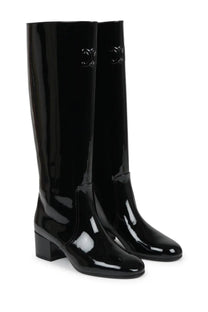 Celine Women's Le Bottes Triomphe High Boot Black