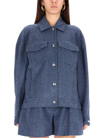 Sportmax Women's Celso Jacket Blue