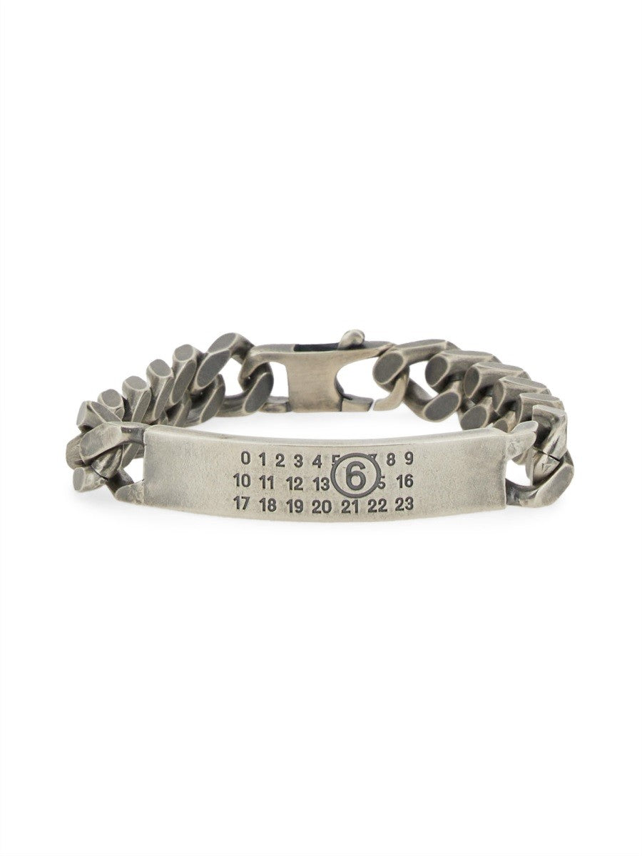 MM6 Maison Margiela Women's Chain Bracelet Silver