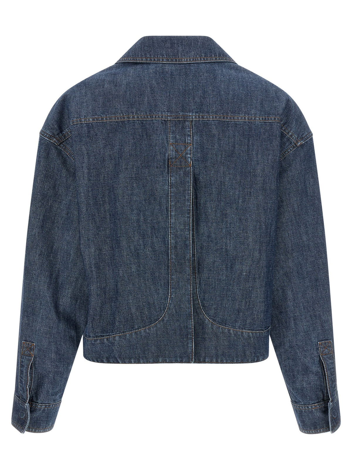 Fendi Women's Chambray Denim Jacket Blue