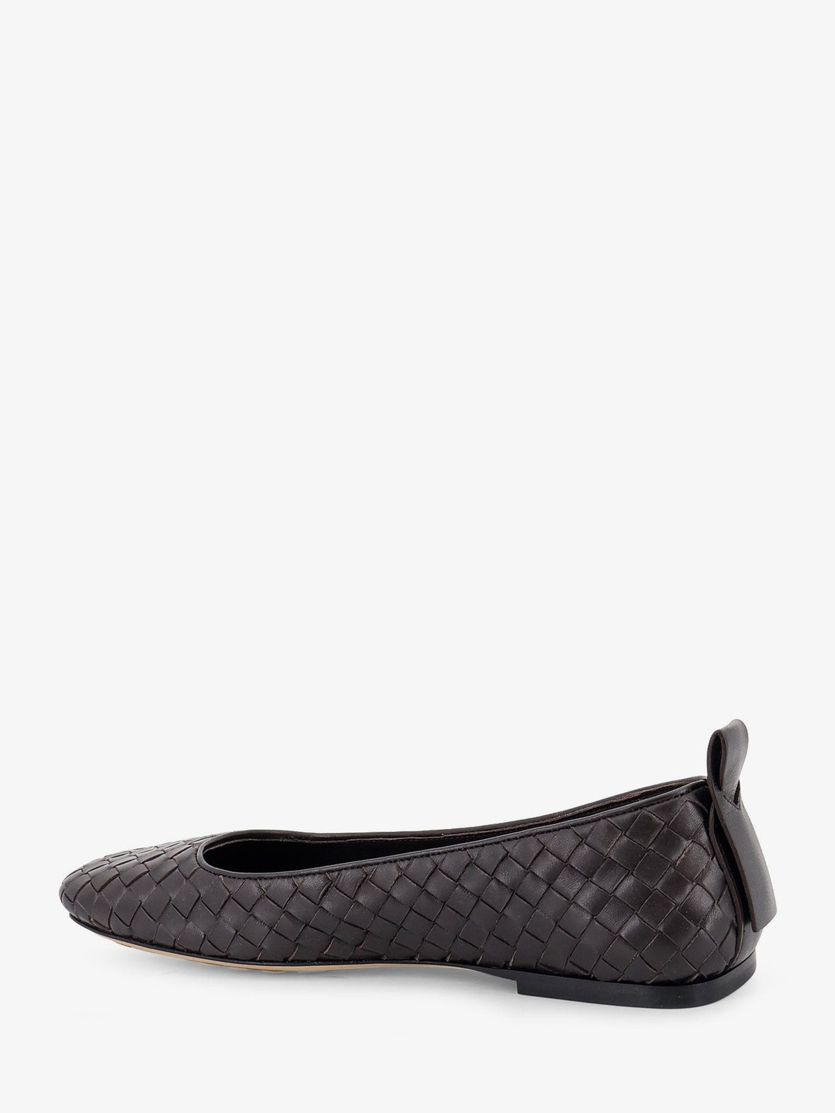 Bottega Veneta Women's Charlotte Leather Ballerinas Brown
