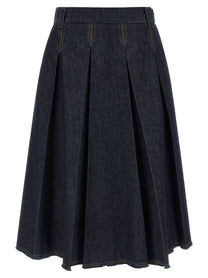 TELA Charlotte Skirt Blue
