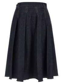 TELA Charlotte Skirt Blue