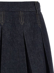 TELA Charlotte Skirt Blue