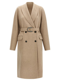 Ferragamo Chateau Coat Beige