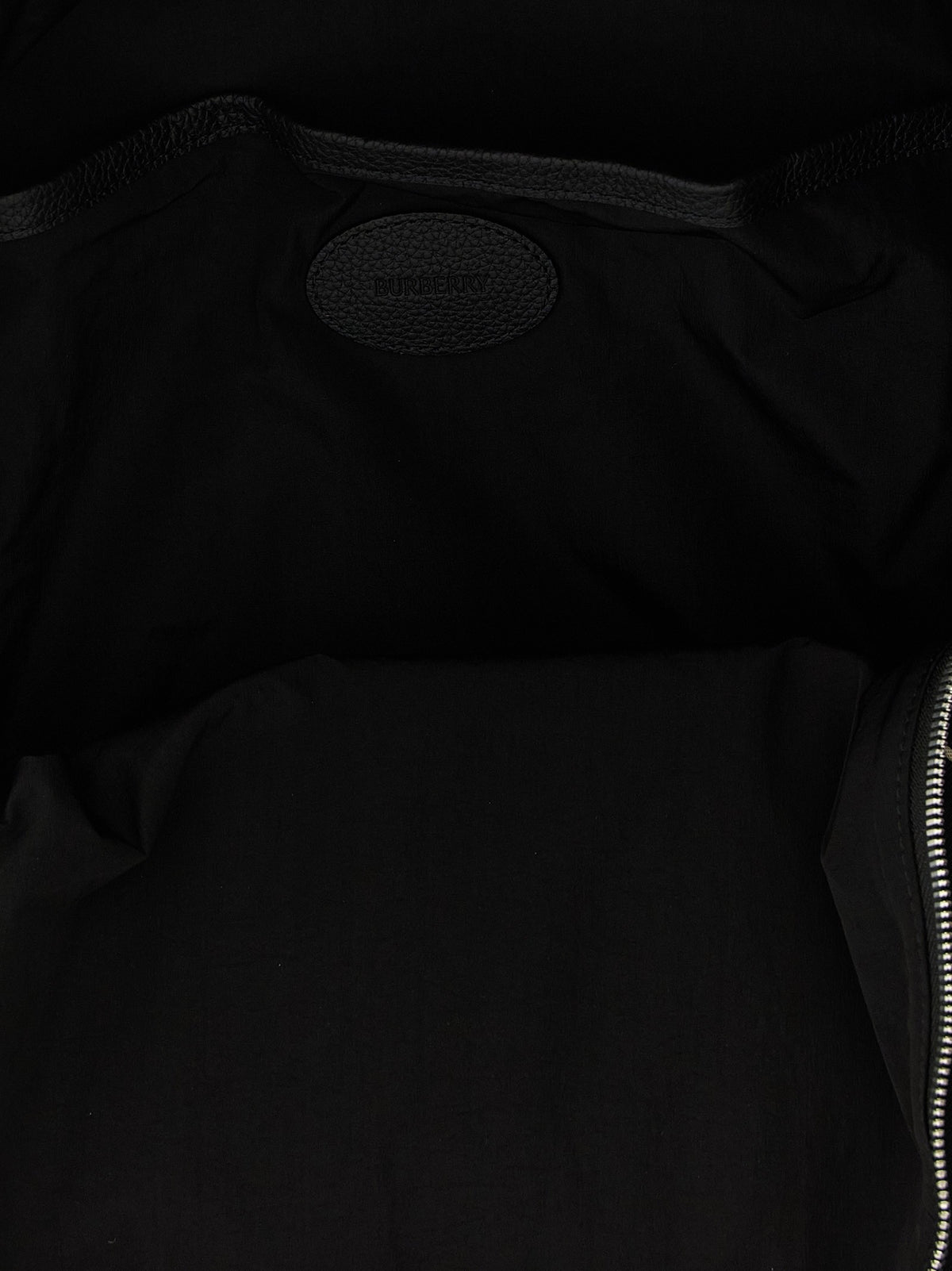 Burberry Check Backpack Black