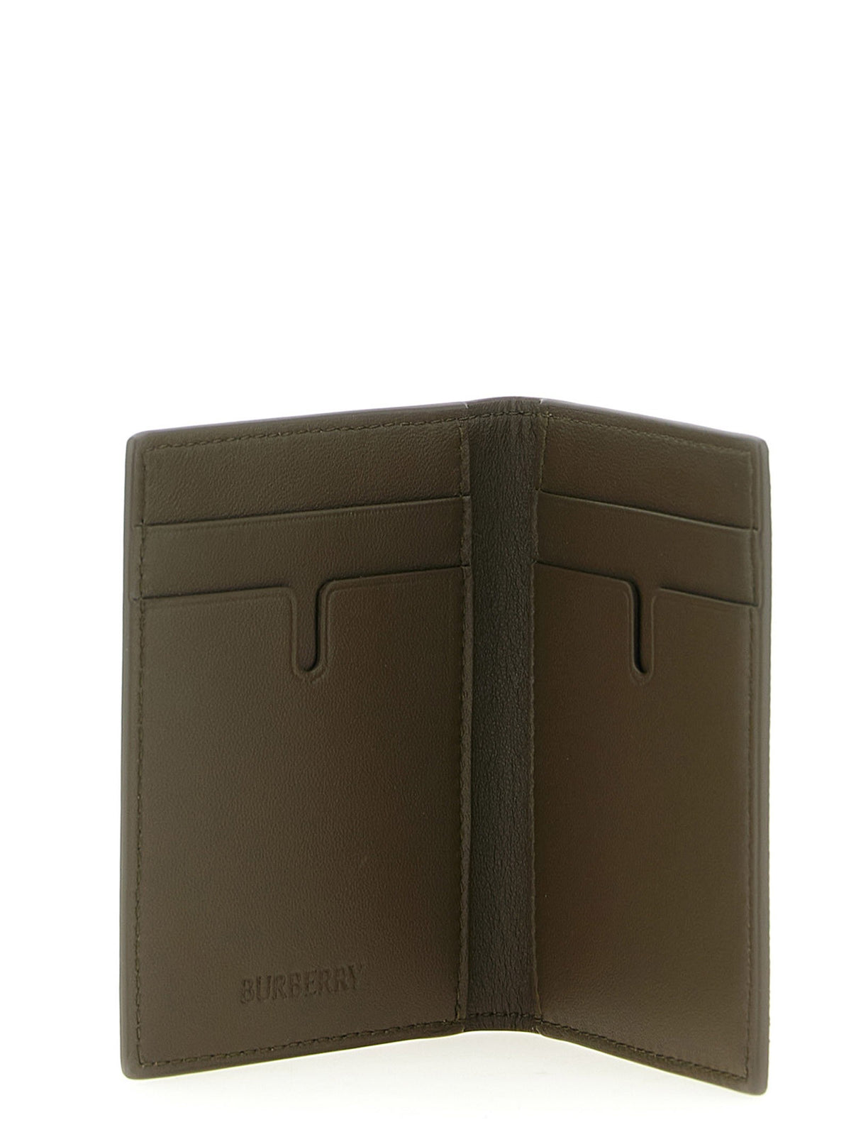 Burberry Check Card Holder Beige