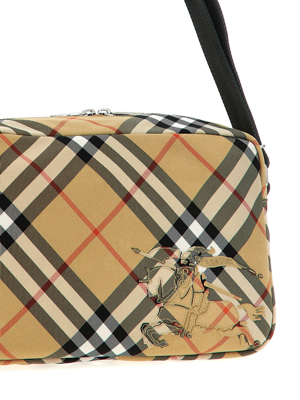 Burberry Check Crossbody Bag Beige