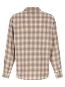SECOND/LAYER Check Dégradé Shirt Beige