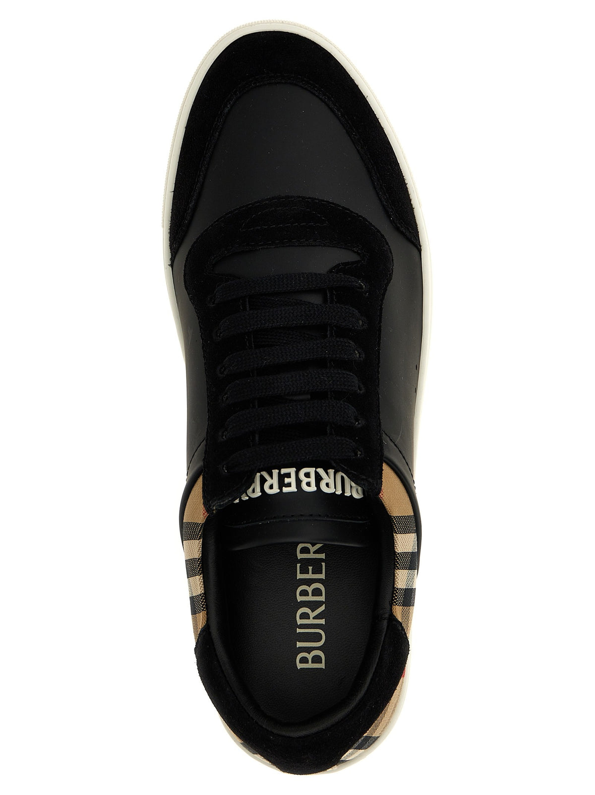 Burberry Check Insert Sneakers Black