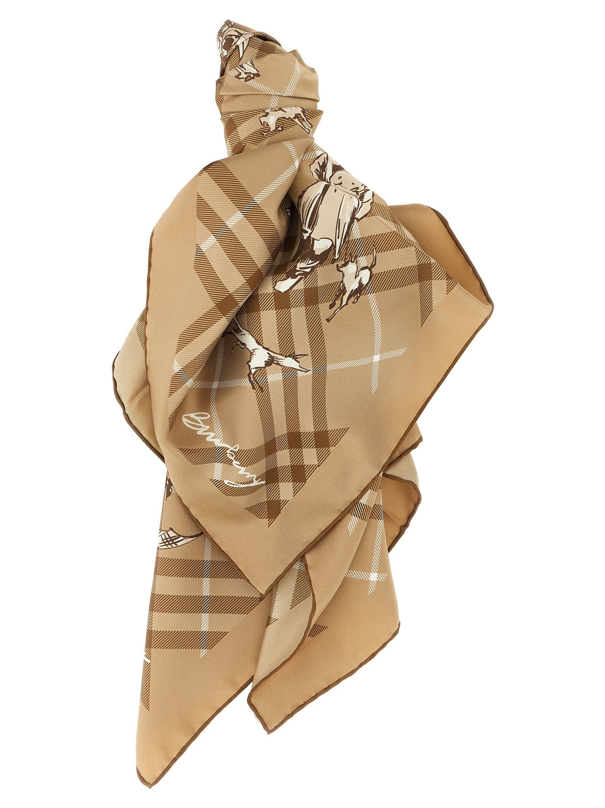 Burberry Check Mates Scarf Beige
