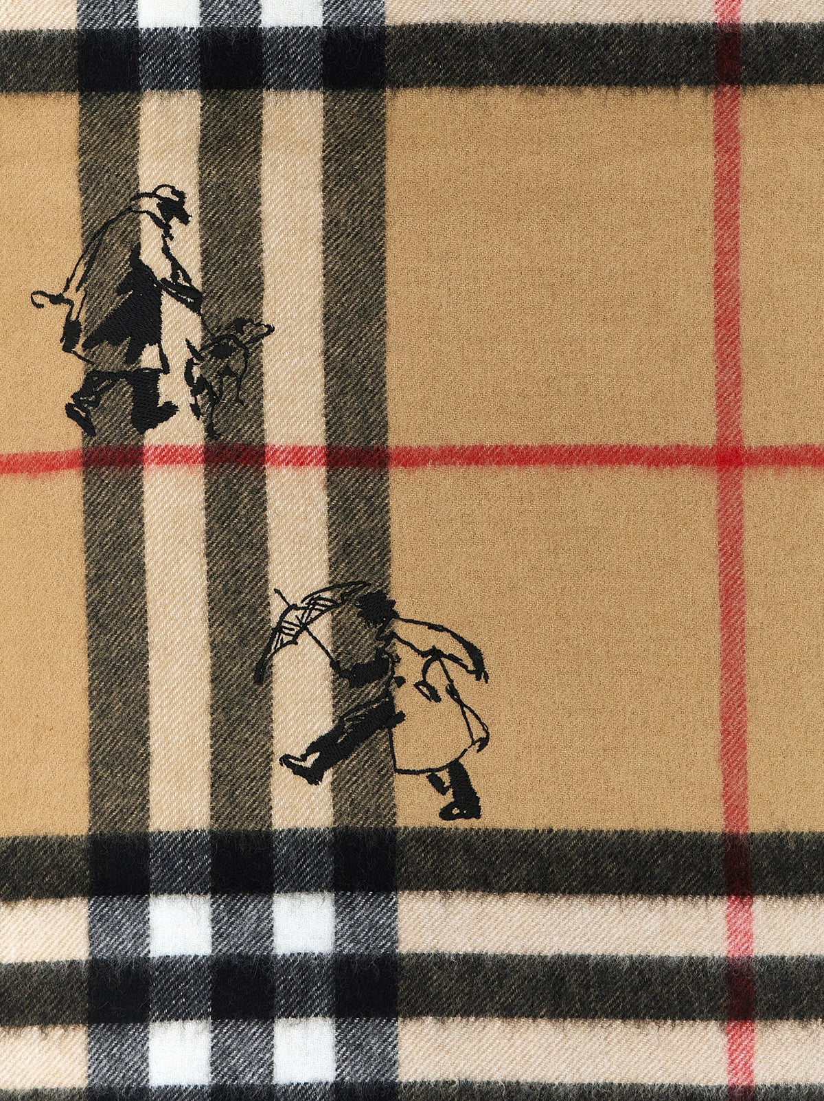 Burberry Check Mates Scarf Beige