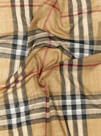 Burberry Check Scarf Beige