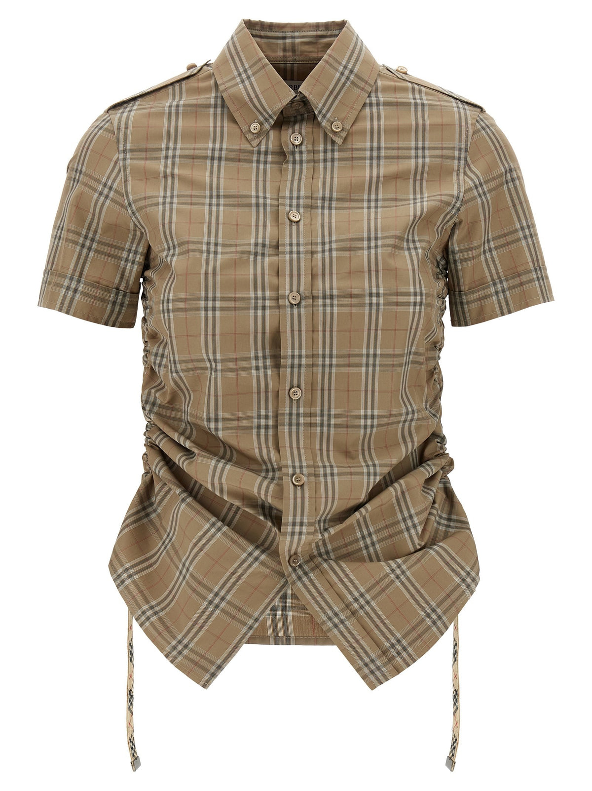 Burberry Check Shirt Gold