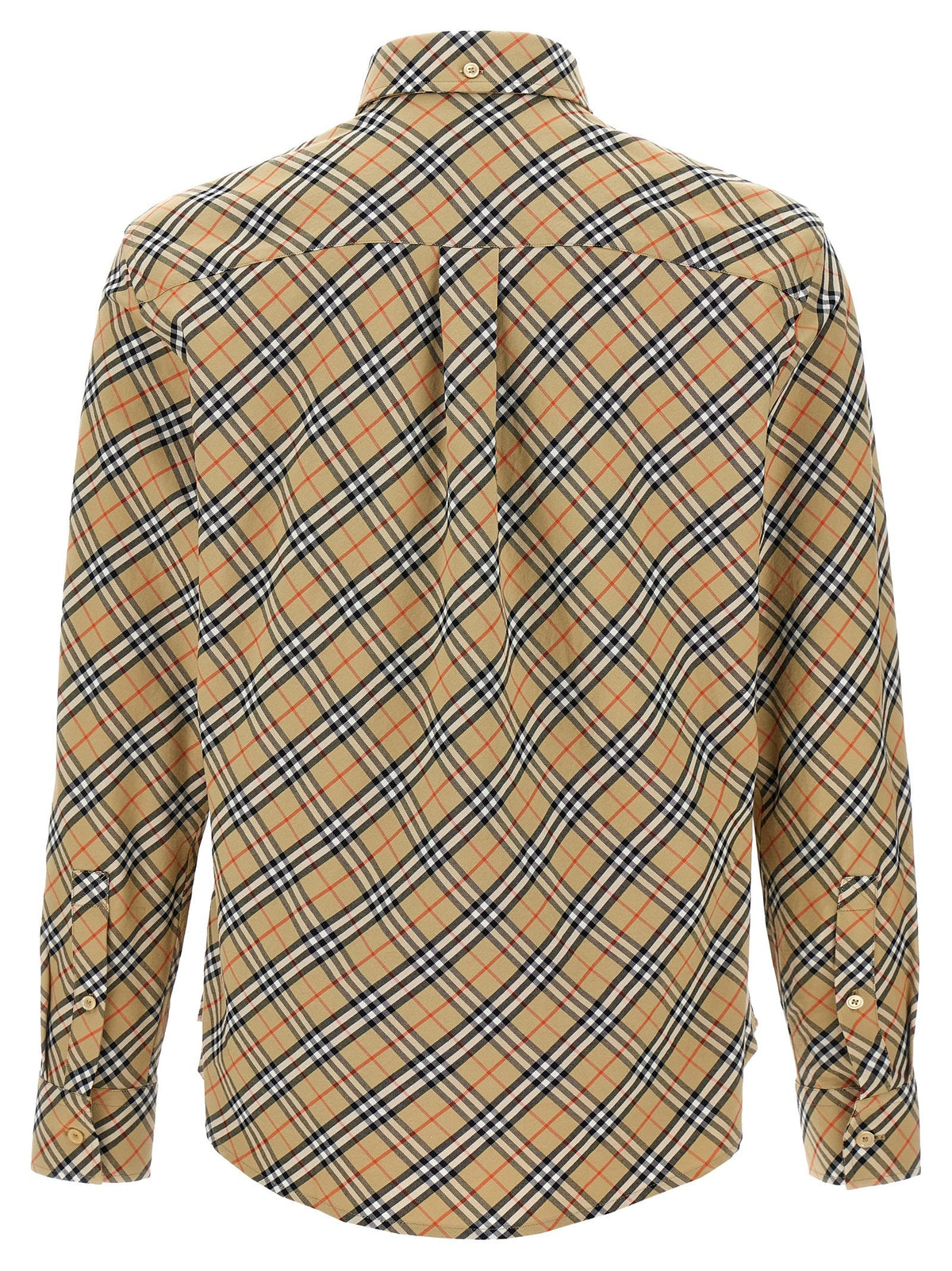 Burberry Check Shirt Beige