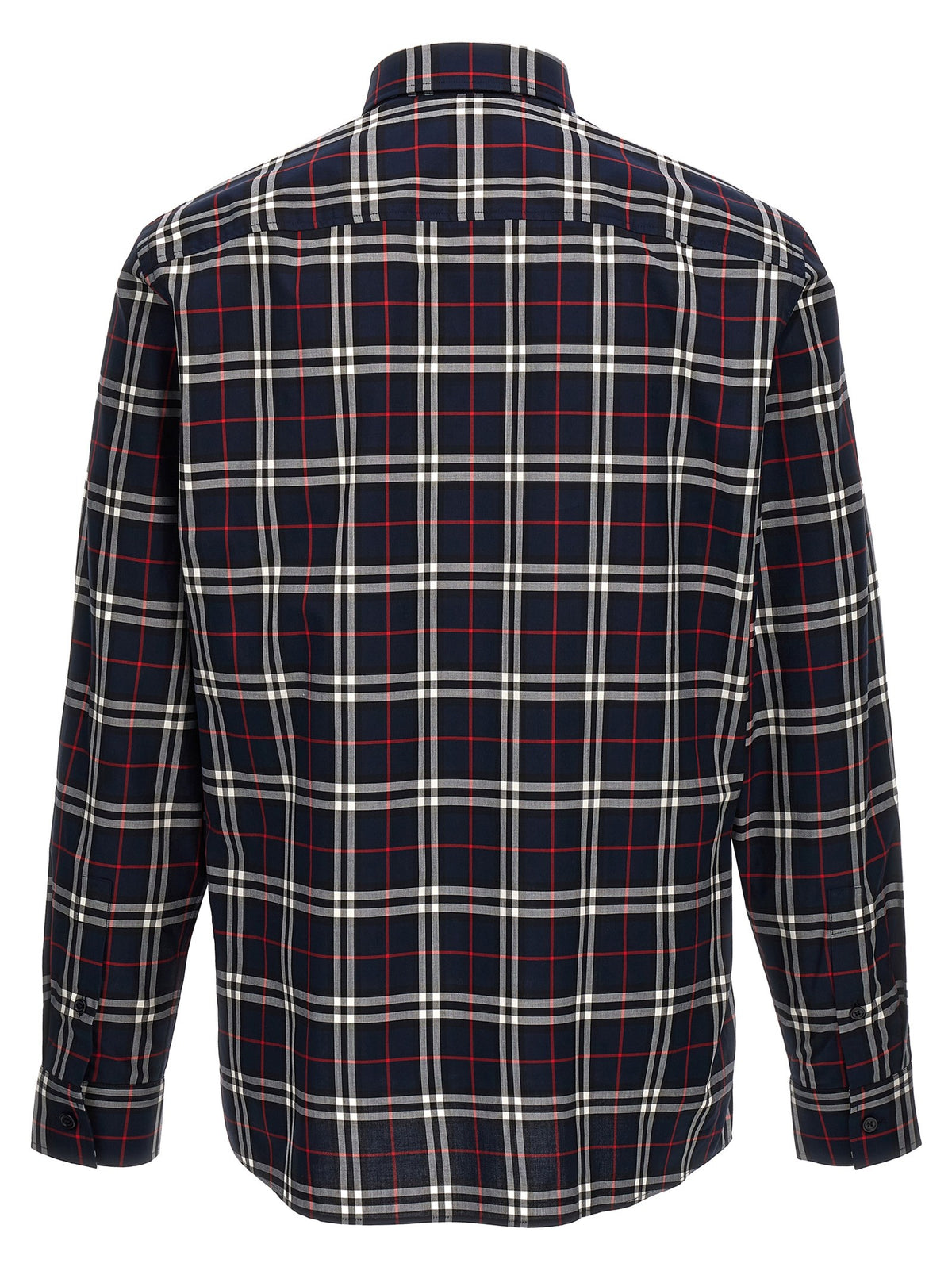 Burberry Check Shirt Blue