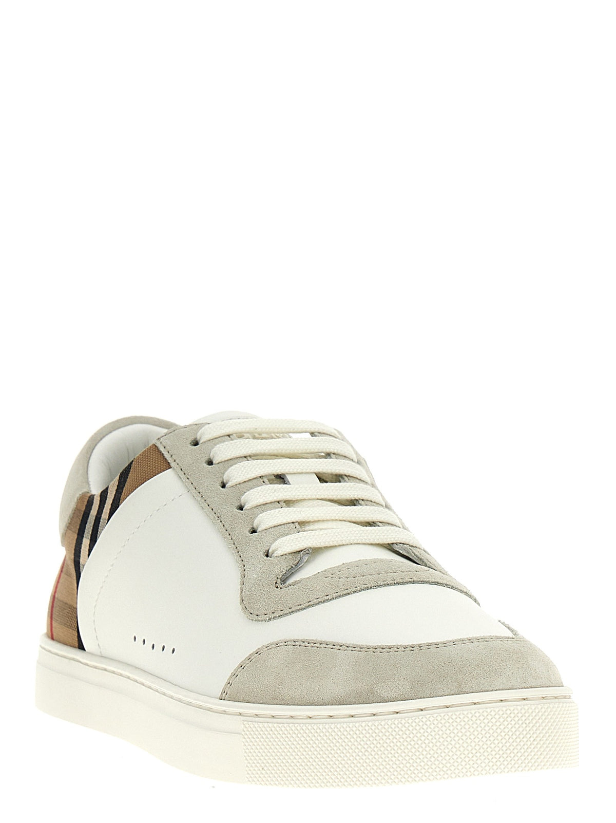 Burberry Check Sneakers Gold