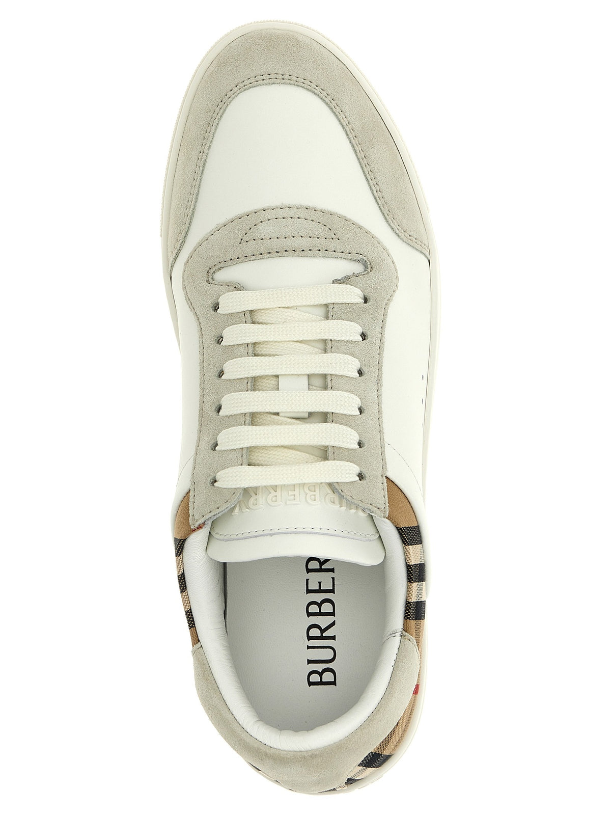 Burberry Check Sneakers Gold