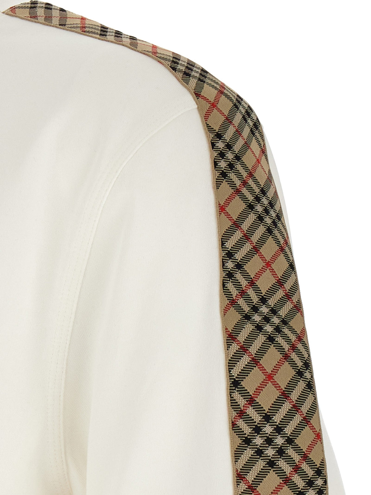Burberry Check Tape Shirt White