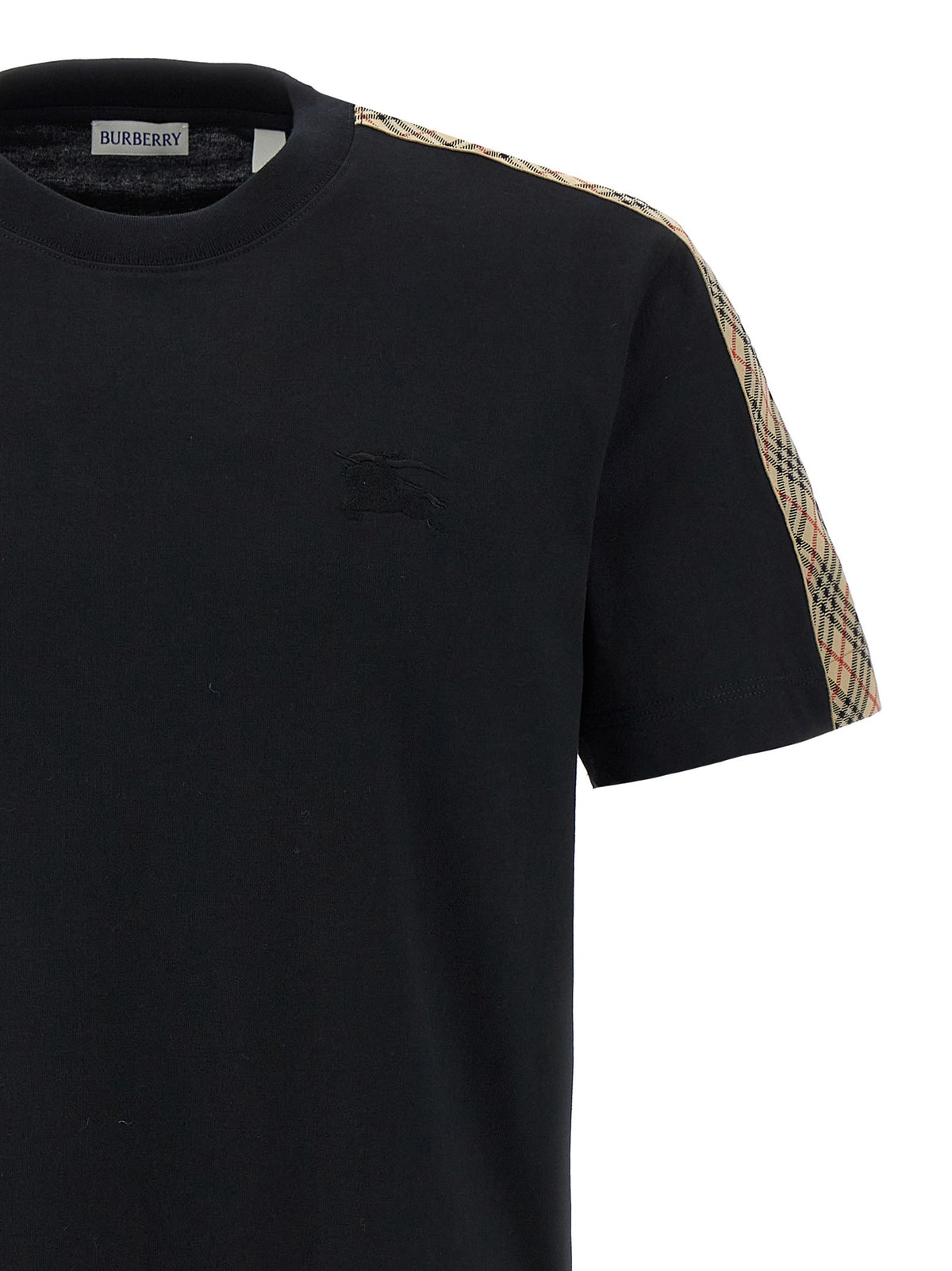 Burberry Check Tape Shirt Black