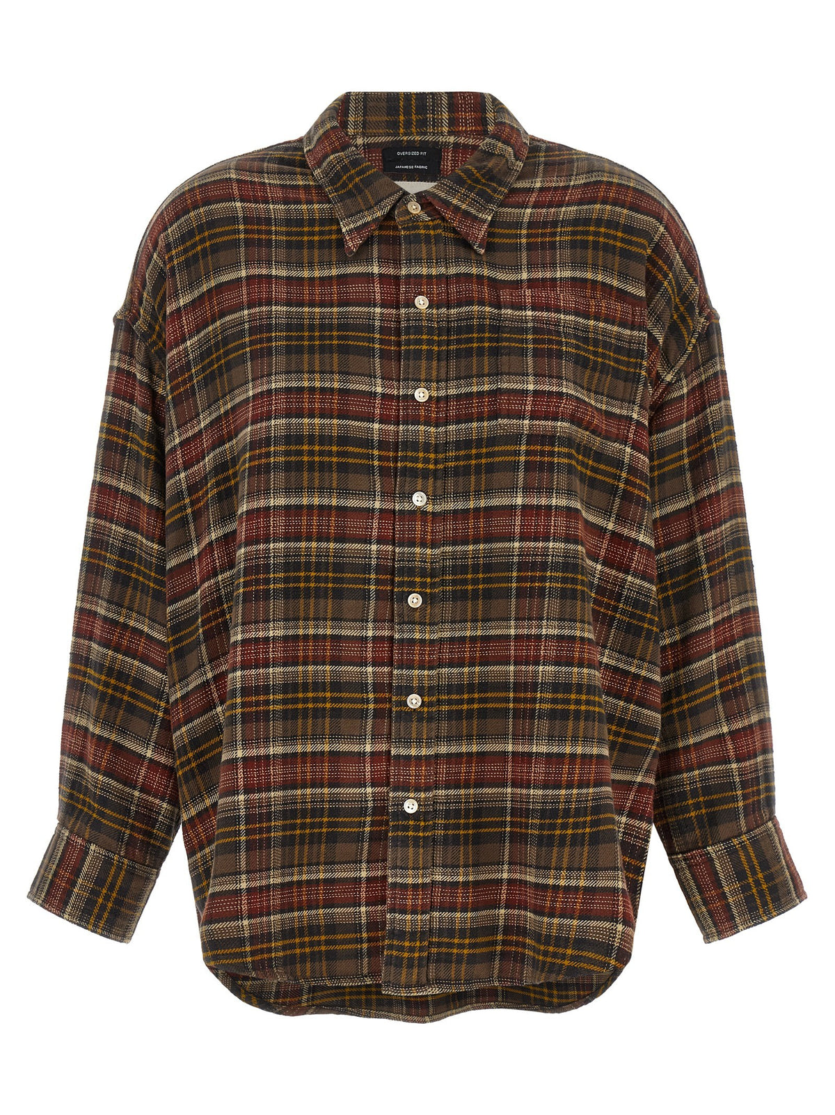 R13 Checked Shirt Brown