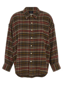 R13 Checked Shirt Brown