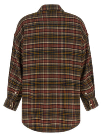 R13 Checked Shirt Brown