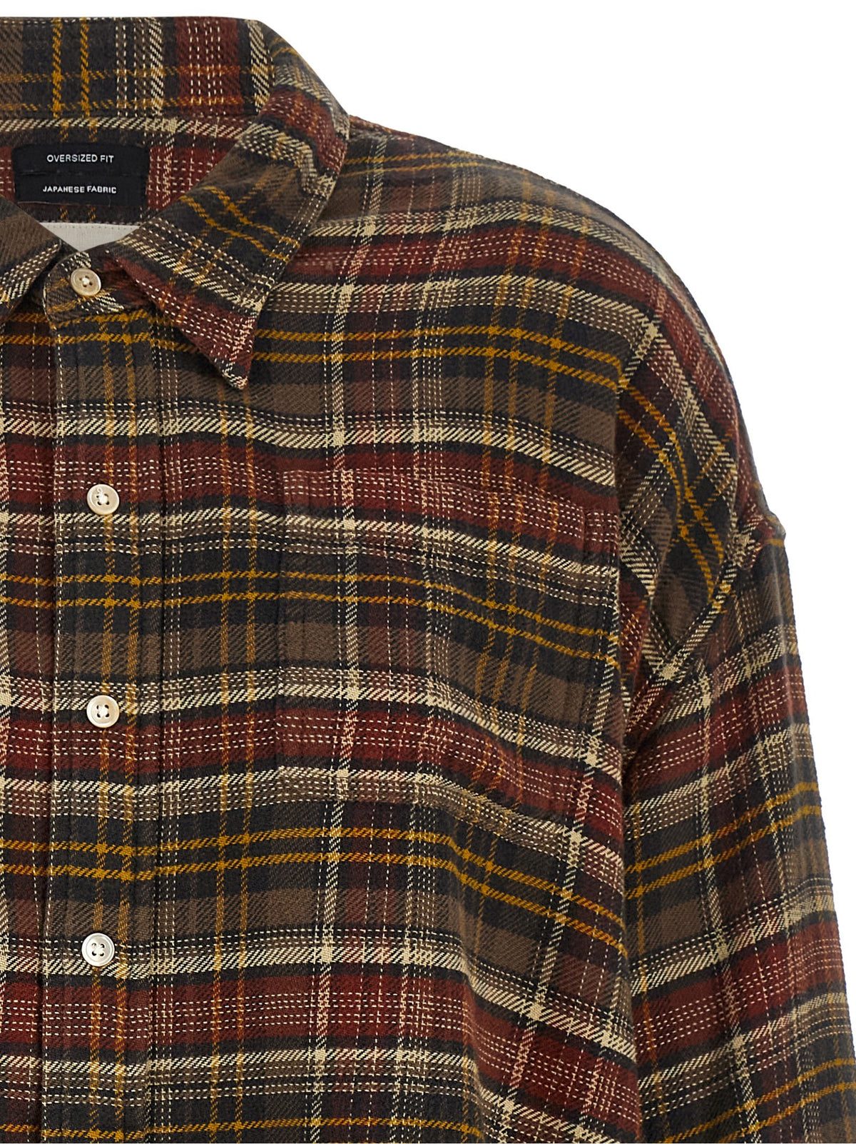 R13 Checked Shirt Brown