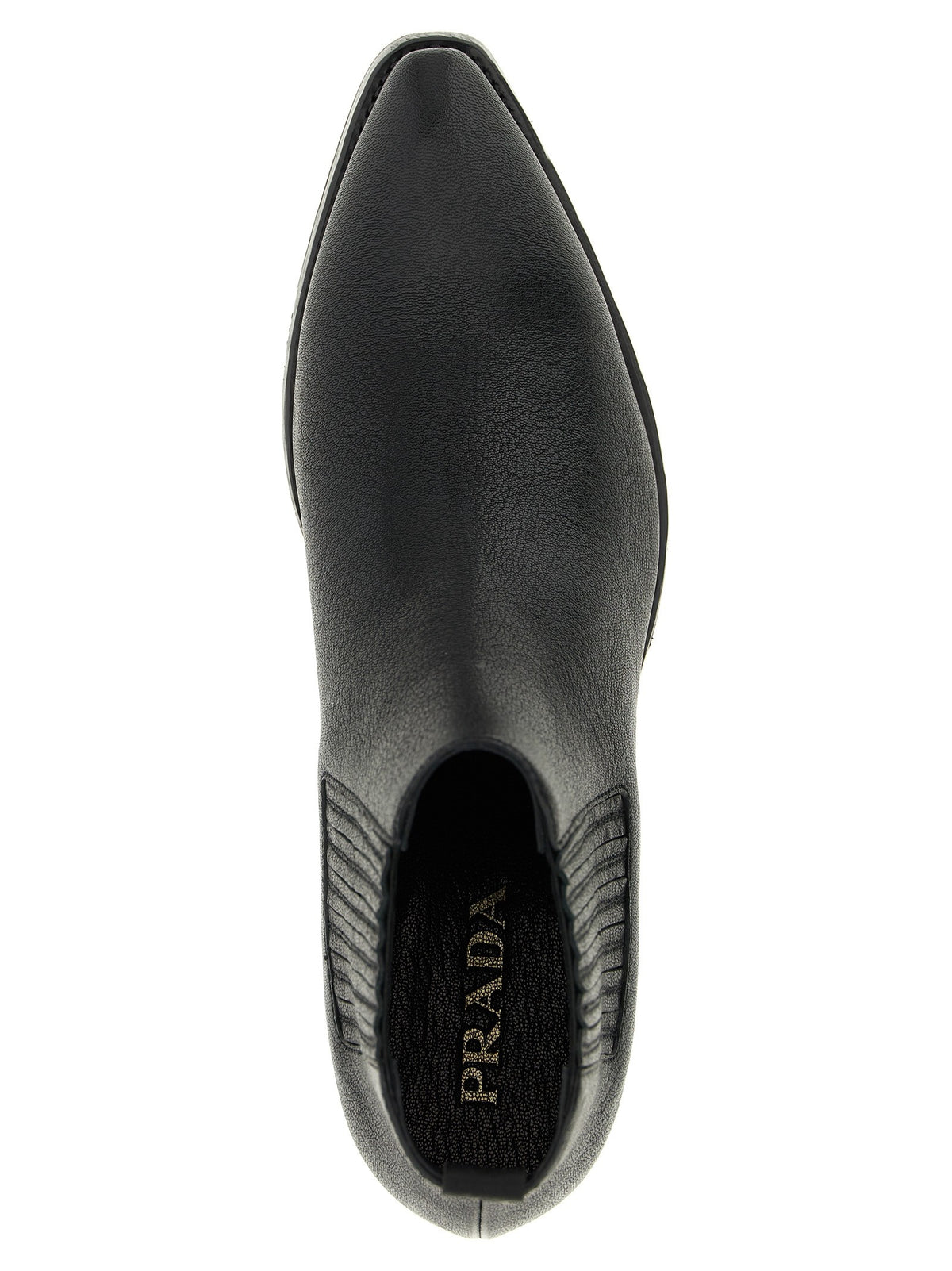 PRADA Chelsea Ankle Boots Black