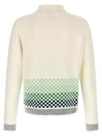 Casablanca Chess Polo Shirt Green