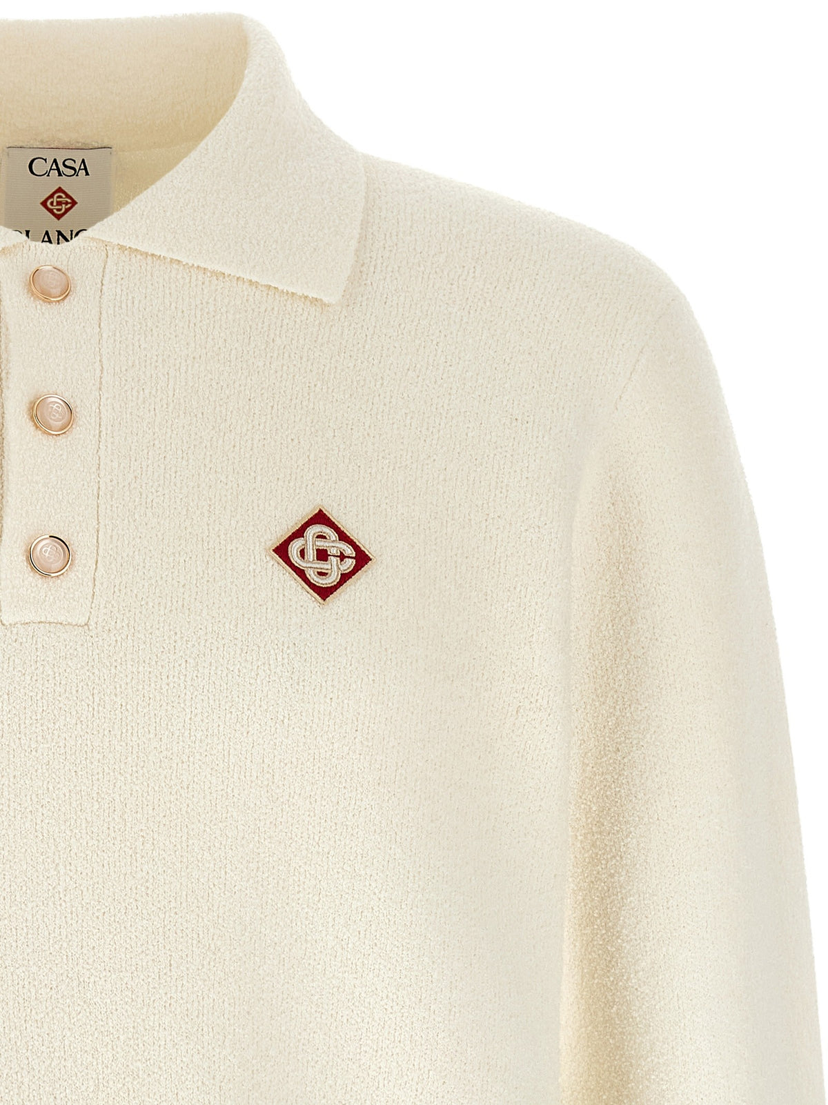 Casablanca Chess Polo Shirt Green