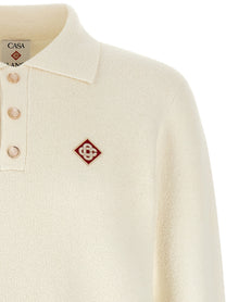 Casablanca Chess Polo Shirt Green